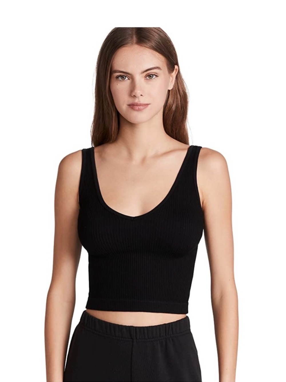 Free People Solid Rib Brami Tank Set